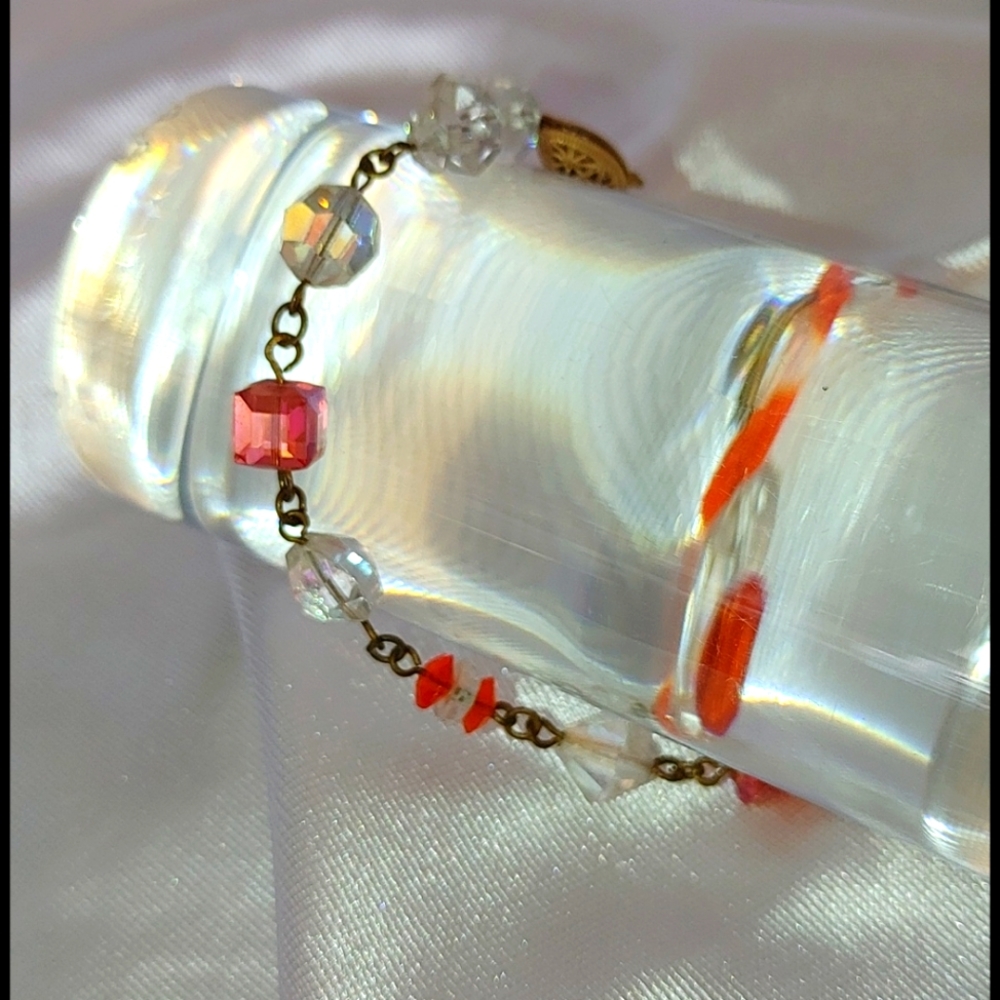 HipStarArt AB repurposed VTG Swarovski bracelet